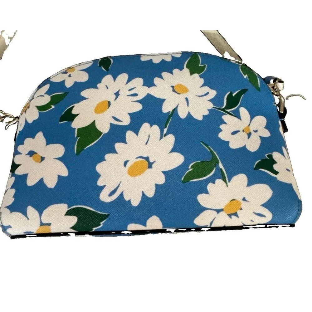 NWT Kate Spade Cameron Crossbody Bag Blue Charming Daisy Floral